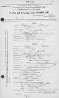 Certificat de mariage Certificat de mariage